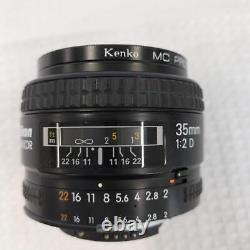 Objectif grand angle à focale fixe Nikon Af35/2D