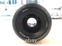 Objectif grand angle à focale fixe Nikon Ai Af Nikkor 35mm 2D