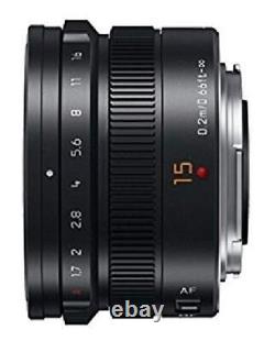 Objectif grand-angle à focale fixe Panasonic Micro Four Thirds pour Leica DG SUMMILUX