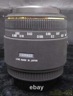 Objectif grand angle à focale fixe Sigma 50mm 1:2.8 DG Macro