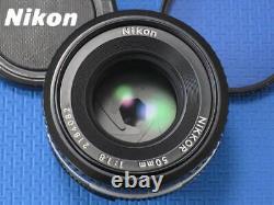 Objectif grand angle populaire Nikon Nikon Ai-S NIKKOR 50mm f/1.8 à mise au point unique