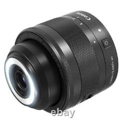 Objectif macro à focale fixe Canon EF-M 28mm f/3.5 pour appareil photo numérique sans miroir
