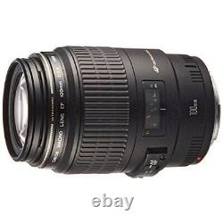 Objectif macro à focale fixe Canon EF100mm F2.8 macro USM compatible avec les appareils de taille réelle.