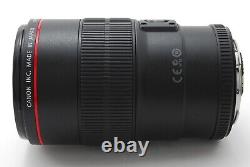 Objectif macro à focale fixe Canon EF100mm F2.8L Macro IS USM en parfait état - Objectif uniquement