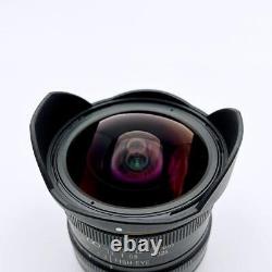 Objectif manuel à focale fixe Kamlan 8mm F3 Fisheye