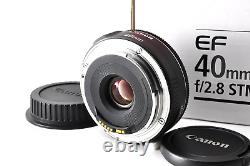 Objectif pancake à focale fixe Mint Canon EF 40mm f2.8 STM du JAPON #97