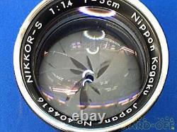 Objectif standard à focale fixe téléobjectif moyen Nikon Nikkor-S 50mm f/1.4