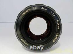 Objectif standard moyen téléobjectif à focale fixe Nikon Nikkor-Sc Auto 55mm f/1.2