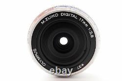 Olympus M. Zuiko Digital 17mm F/2.8 Pancake Monofocus Lens Exc++ #187