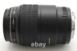 Open Box Canon Monofocus Macro Ef 100mm F/2.8 Usm Slr Lens Du Japon