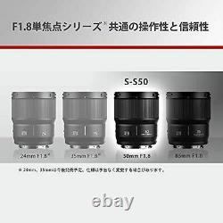 Panasonic Lumix S 50mm F1.8 S-s50 Objectif Focal Unique Pour Leica L Mount Full Size