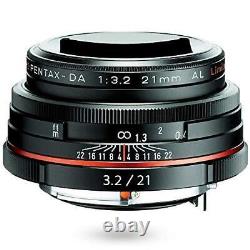 Pentax Lens Monofocus Hd Da 21mm F3.2al Limited Black K Mount Aps-c
