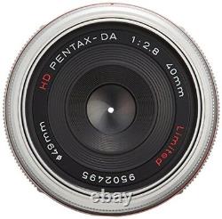 Pentax Limited Lens Standard Monofocus Hd Pentax-da40mm F2.8 Aps-c Taille 21400