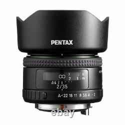 Pentax Objectif Simple À Angle Large Hd Pentax-fa 35mm F 2 Avec Montage C K 22860 Ems