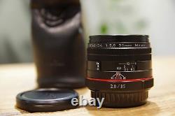 Pentax Standard Monofocus Macro Lens Hd Da 35mm F2.8 Macro Limited K Mount