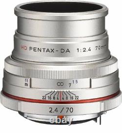 Pentax Telephoto Objectif Monofocus Hd Da 70mm F2.4 Monture En Argent Limitée K Aps-c
