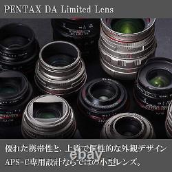 Pentax Ultra Grand Angle Objectif Simple Focus Hd Pentax-da15mmf4ed Al Limited Argent