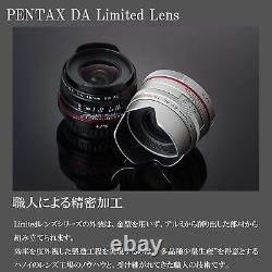 Pentax Ultra Grand Angle Objectif Simple Focus Hd Pentax-da15mmf4ed Al Limited Argent