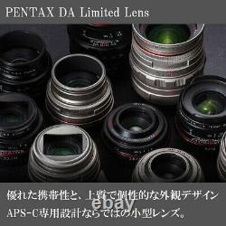 Pentax Ultra Large Angle Objectif Unique Hd Pentax-da15mmf4ed Al Limited Argent