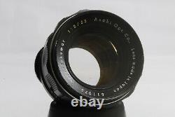 Rare Type Précoce Asahi Pentax Super-takumar 55mm F/2 M42 Objectif De Caméra #925