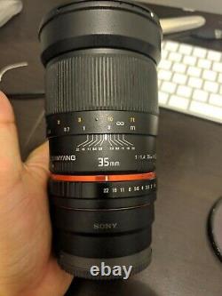Samyang / Rokinon 35mm F1.4 Full Size Pour Sony Alpha (single-focus Standard Lens)