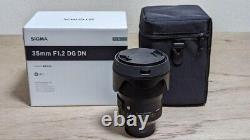 Sigma 35mm F1.2 Dg Dn Art Lens For Sony E Mount Black One Focus With Box
