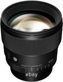 Sigma 85mm F/1.4 DG DN Art Objectif à focale fixe pour monture Leica Panasonic L en format plein cadre