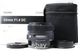 Sigma Art 30mm F1.4 DC Hsm Canon Objectif Monofocus 670144