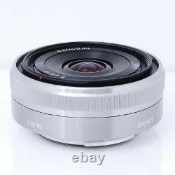 Sony E16mm F2.8 Lentille Monofocus Mince Légèreté