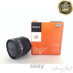 Sony Sal50f14 Objectif De La Caméra À Foyer Unique 50mm F1.4 Pleine Grandeur Compatible À Partir Du Japon