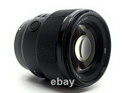 Sony Sel85f18 Téléphoto Objectif Monofocus Pleine Taille Fe 85mm F1.8 E Monture Authentique