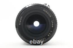 TRÈS BON objectif d'appareil photo à focale fixe NIKON AI-S Nikkor 24mm F2.8 D'OCCASION