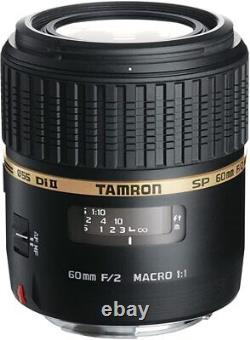 Tamron Mono Focus Macro Lens Sp Af60mm F2 DIII Macro 11 Pour Canon Aps-c G005e