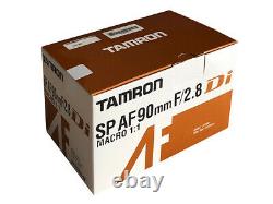 Tamron Objectif Unique Sp Af90mm F2.8 DI Macro 11 Pour Canon Pleine Taille 272ee