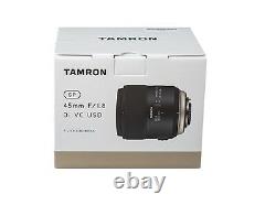 Tamron Single Focus Lens Sp45mm F1.8 DI VC Pleine Grandeur Pour Canon Nouveau Dans La Boîte