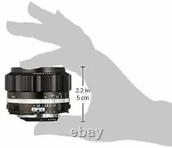 Voightlander Objectif Unique Nokton 58mm F1.4 Sliis Ai-s Nikon F Jante Noire