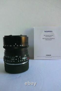 Voightlander Single Focus Lens Ultron 28mm F2.0 VM (pour Monture Leica M)
