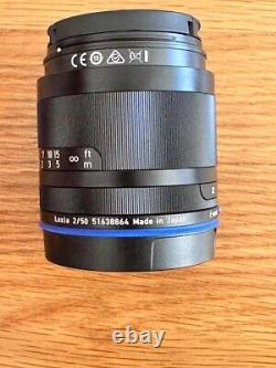 Zeiss Lens Monofocus Loxia 2/50 E-mount 50mm F2 Compatibilité Pleine Taille